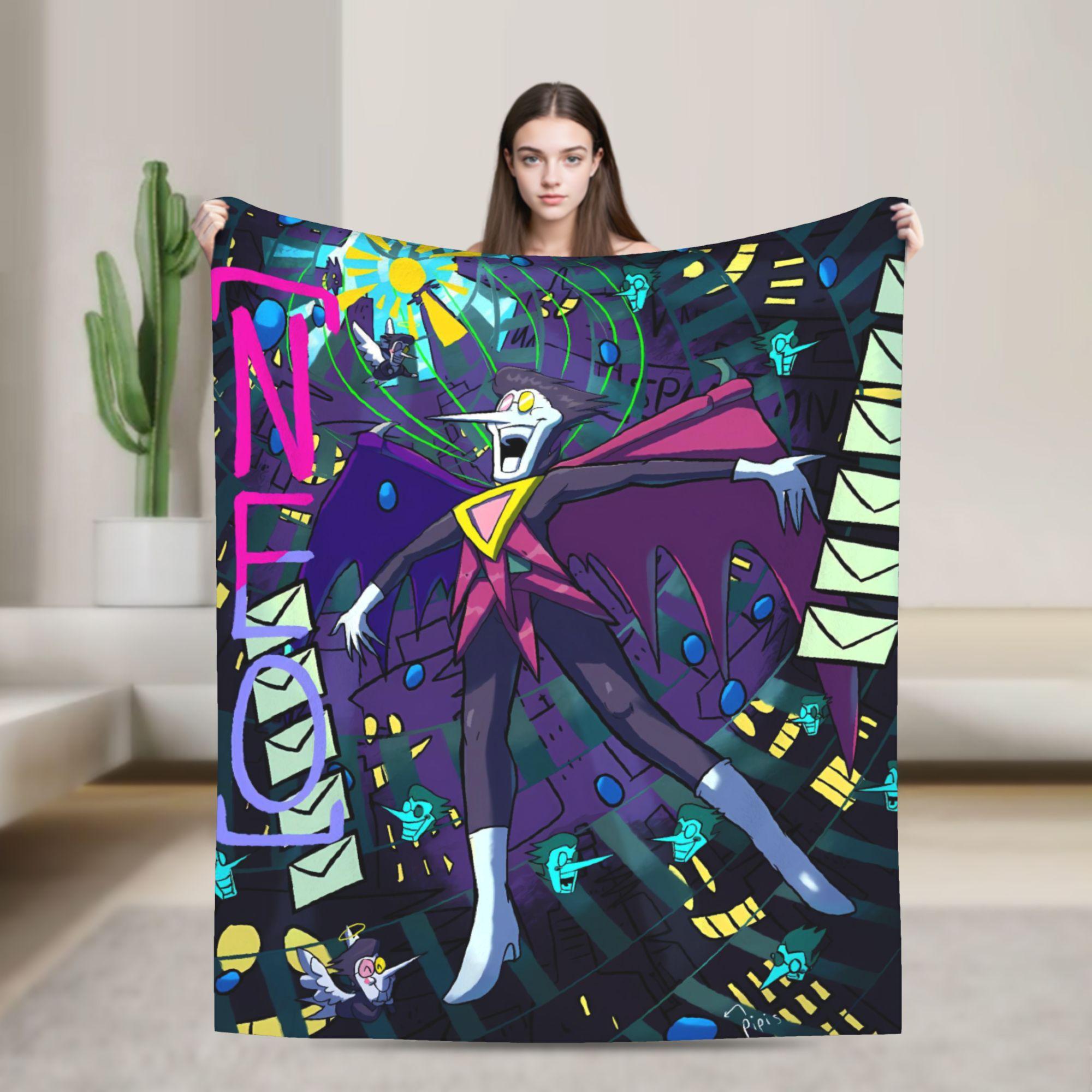 Warm Soft Blanket Spamton And Tenna Child Of Divorce Deltarune Game Bedding Throws Flannel Bedspread For Outdoor Sofa Bed Cover 75x90cm
Warm Soft Blanket Spamton And Tenna Child Of Divorce Deltarune Game Bedding Throws Flannel Bedspread For Outdoor Sofa Bed Cover 75x90cm