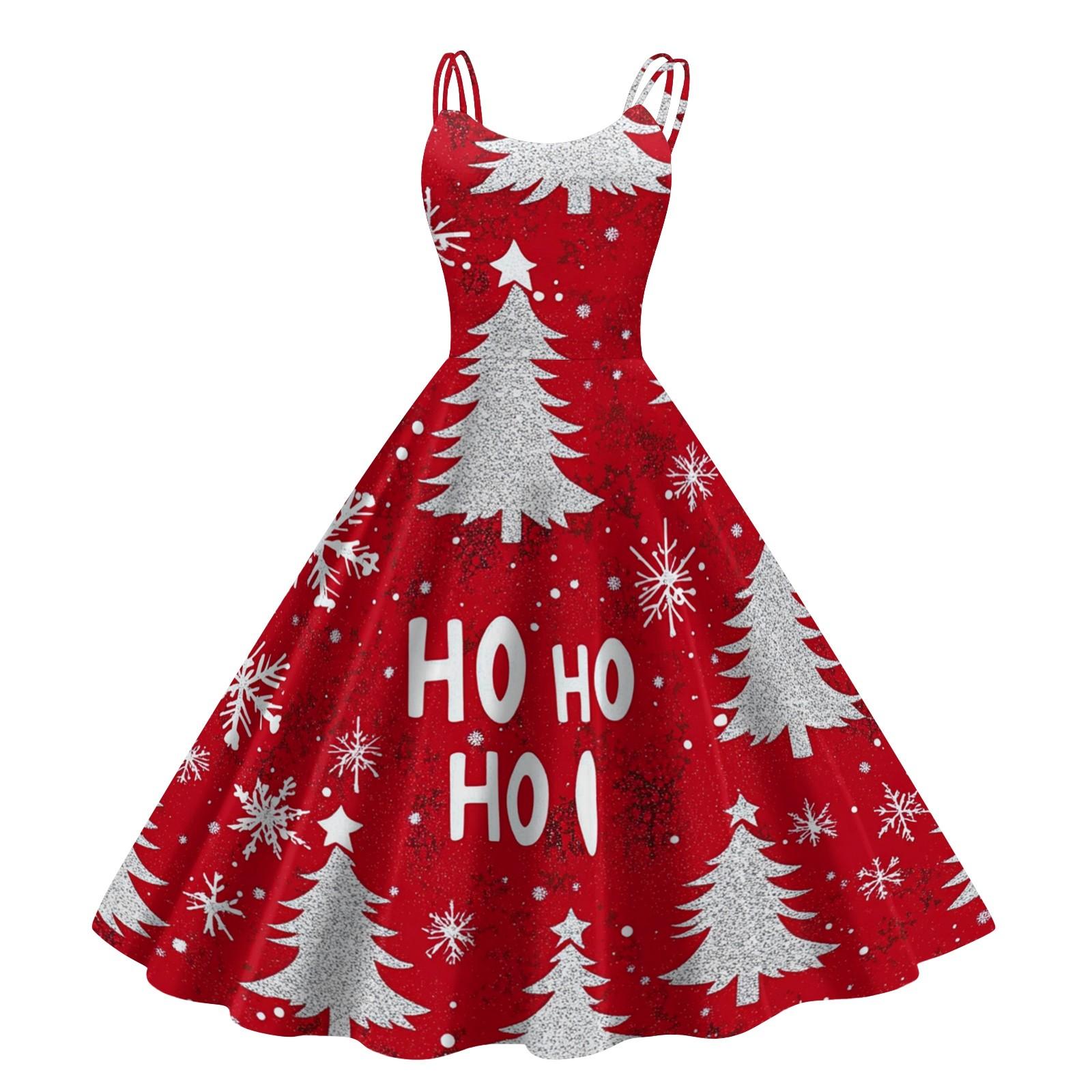 Женское рождественское платье со снежинками и сексуальным облегающим принтом с открытыми плечами в стиле панк-ретро XL красный
Женское рождественское платье со снежинками и сексуальным облегающим принтом с открытыми плечами в стиле панк-ретро XL красный