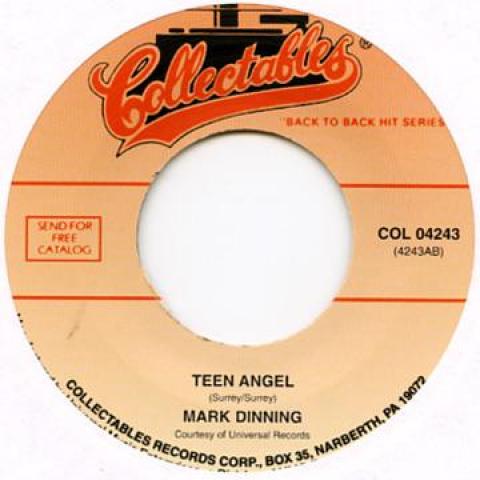 7-дюймовая пластинка MARK DINNING / RAY PETERSON - Teen Angel / Corinna Corinna COL4243 Collectables 1986 US Поп
7-дюймовая пластинка MARK DINNING / RAY PETERSON - Teen Angel / Corinna Corinna COL4243 Collectables 1986 US Поп