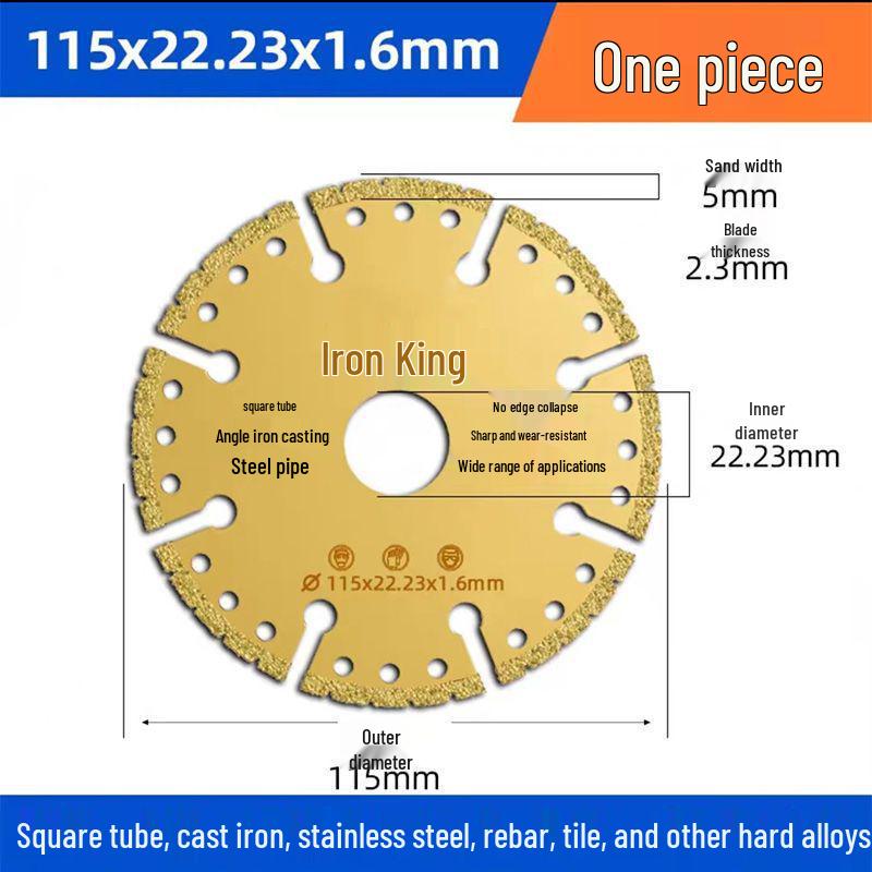 Король резки железа: 100/125мм Металлический отрезной диск для нержавеющей стали и чугуна для угловых шлифмашин
Король резки железа: 100/125мм Металлический отрезной диск для нержавеющей стали и чугуна для угловых шлифмашин