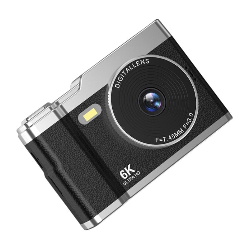 Portable 4K Video Recorder 2.4in Digital Camera with 2 Lens and Electronic Anti Shake Function for Travel Enthusiasts чорний
Portable 4K Video Recorder 2.4in Digital Camera with 2 Lens and Electronic Anti Shake Function for Travel Enthusiasts чорний
