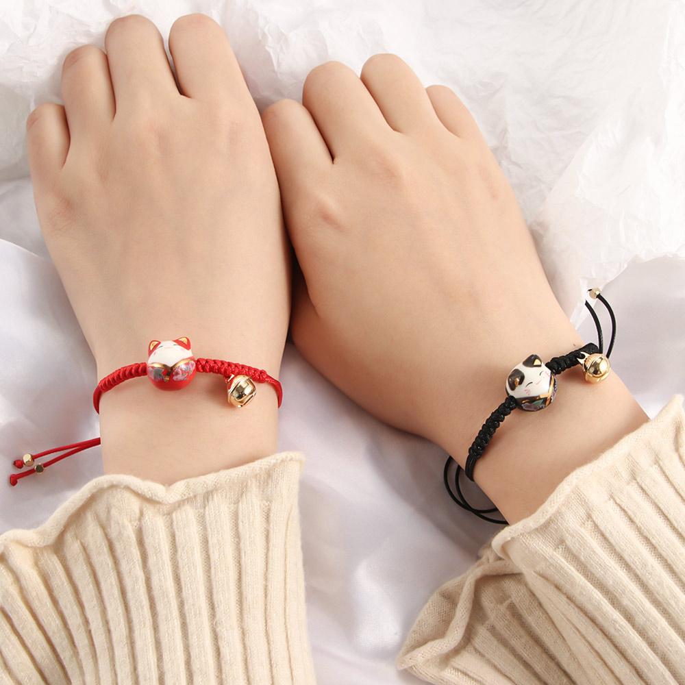Lucky Temperament Ceramics Cat Zodiac Hand Rope Women Gifts Red Rope Bracelet Fashion Jewelry
Lucky Temperament Ceramics Cat Zodiac Hand Rope Women Gifts Red Rope Bracelet Fashion Jewelry