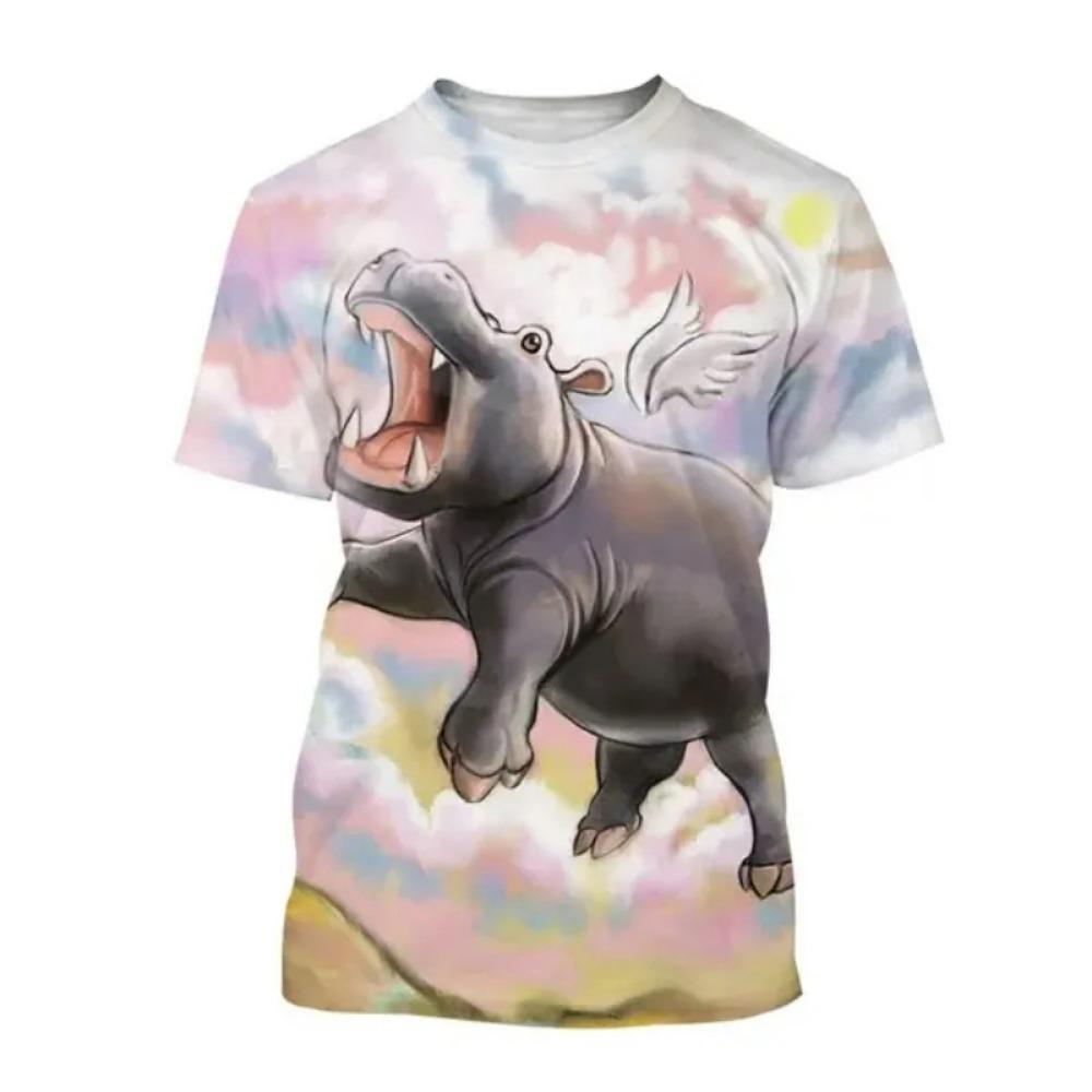 Летние забавные футболки с принтом в виде животных-бегемотов 3D, уличная мужская мода в стиле Харадзюку, повседневные футболки большого размера с круглым вырезом, футболки, топы 6XL
Летние забавные футболки с принтом в виде животных-бегемотов 3D, уличная мужская мода в стиле Харадзюку, повседневные футболки большого размера с круглым вырезом, футболки, топы 6XL