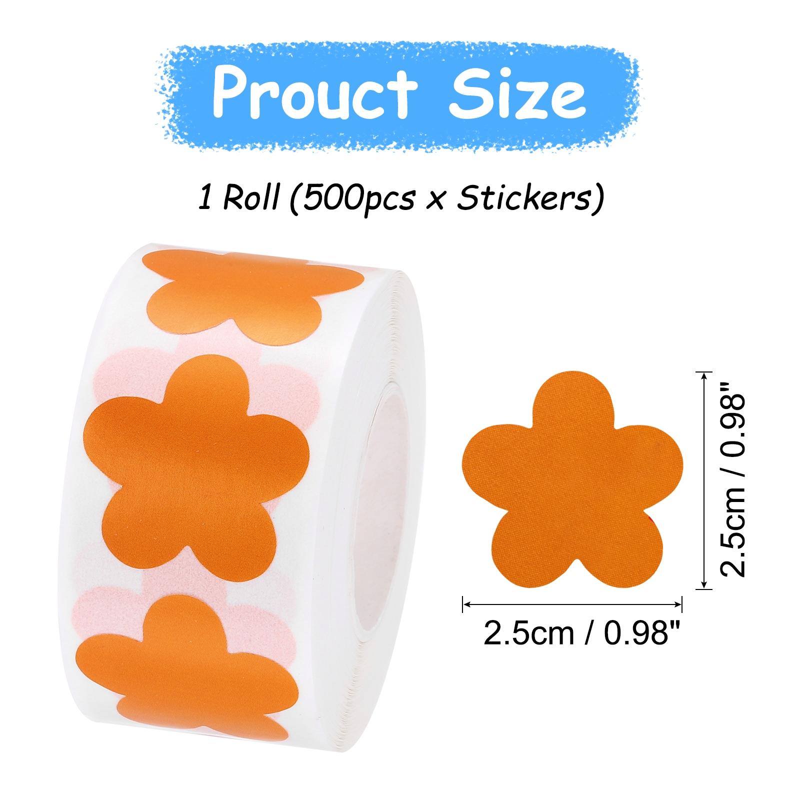 500 Labels Daisy Stickers PVC 1 Inch Daisy Shaped Sticker Labels Self-Adhesive Cute Decals for Envelope Scrapbook Award Charts помаранчевий
500 Labels Daisy Stickers PVC 1 Inch Daisy Shaped Sticker Labels Self-Adhesive Cute Decals for Envelope Scrapbook Award Charts помаранчевий