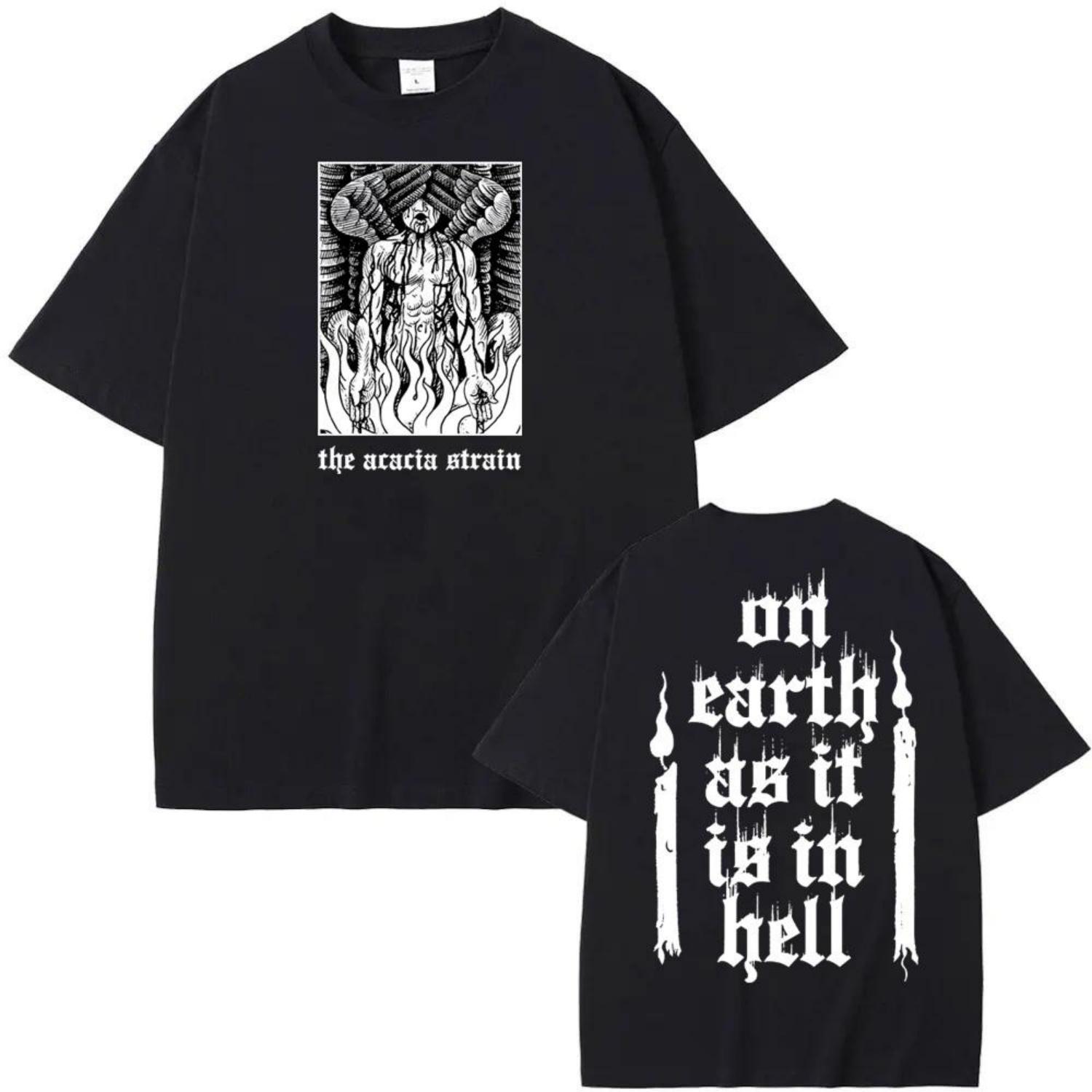 The Acacia Strain Summer NewT Shirt Short Sleeve Singer s Same styleTee-shirt Graphic Printing O-neckTshirt Unisex Retro Clothes S чёрный
The Acacia Strain Summer NewT Shirt Short Sleeve Singer s Same styleTee-shirt Graphic Printing O-neckTshirt Unisex Retro Clothes S чёрный