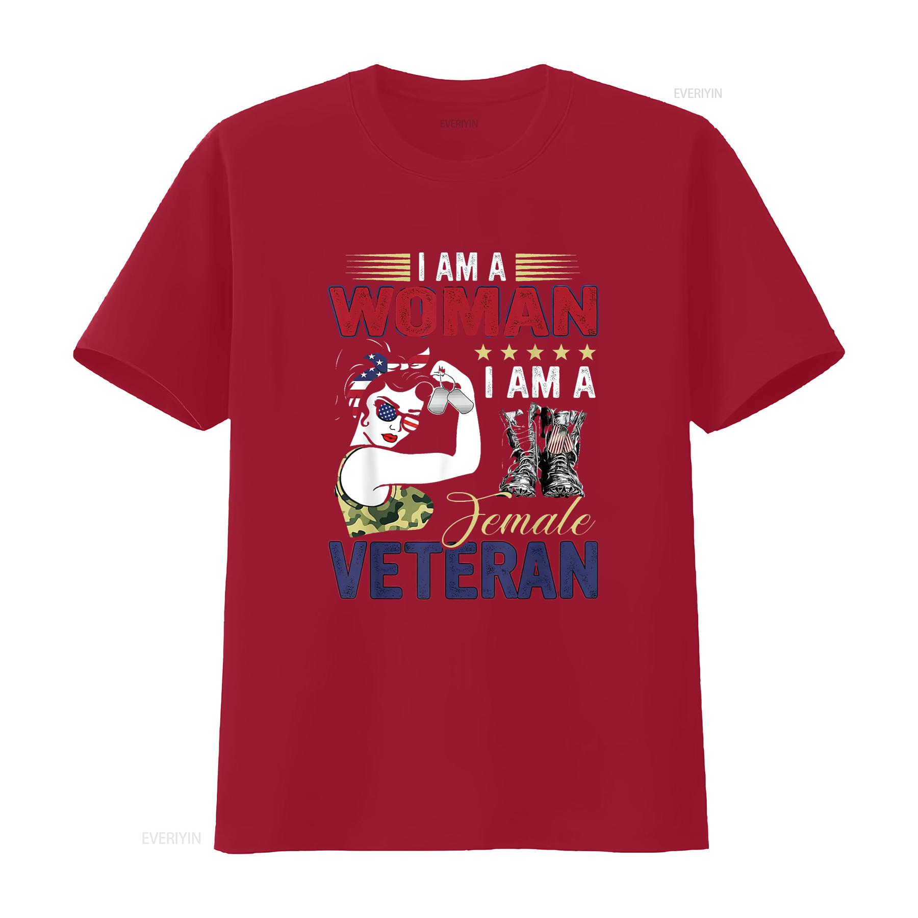 I Am A Woman Veteran Female T Shirt vintage Washed Unisex graphic Soft Slightly fashion homme streetwear designer clothes S
I Am A Woman Veteran Female T Shirt vintage Washed Unisex graphic Soft Slightly fashion homme streetwear designer clothes S