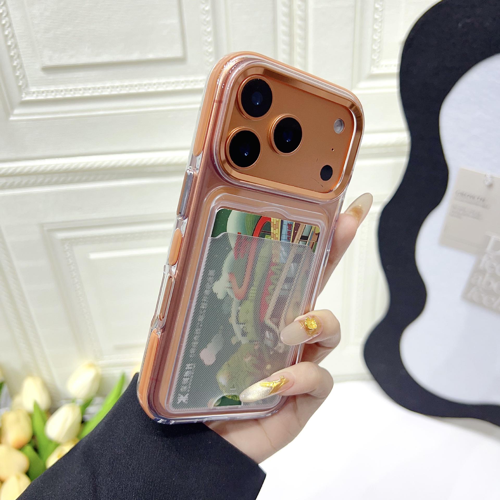 Ice Crystal Two-Color Card Slot Case for iPhone 17 and 16 Pro Max with Large Camera Cutout. iPhone 17 Pro Max оранжевый
Ice Crystal Two-Color Card Slot Case for iPhone 17 and 16 Pro Max with Large Camera Cutout. iPhone 17 Pro Max оранжевый