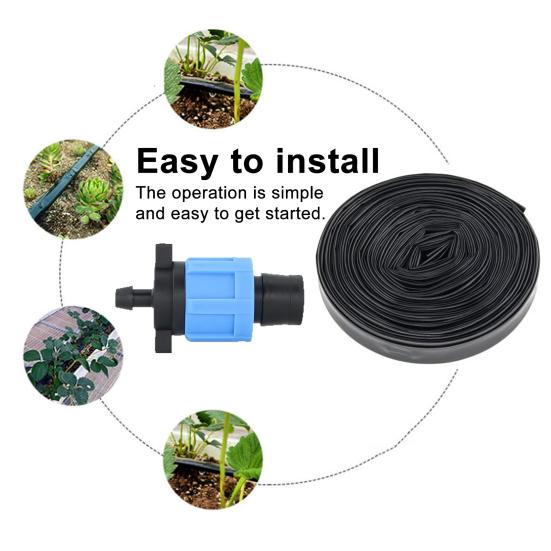 Yousheng Drip Irrigation Tape Kit 6 Emitter Spacing 98ft Drip Tape with Connectors And Row Ends Automatic Drip Irrigation System for Garden Watering Sets
Yousheng Drip Irrigation Tape Kit 6 Emitter Spacing 98ft Drip Tape with Connectors And Row Ends Automatic Drip Irrigation System for Garden Watering Sets