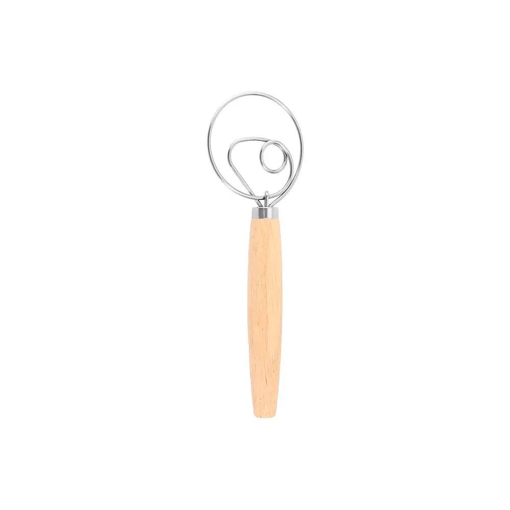 Stainless Steel Oak Handle Double Coil Dough and Egg Beater
Stainless Steel Oak Handle Double Coil Dough and Egg Beater