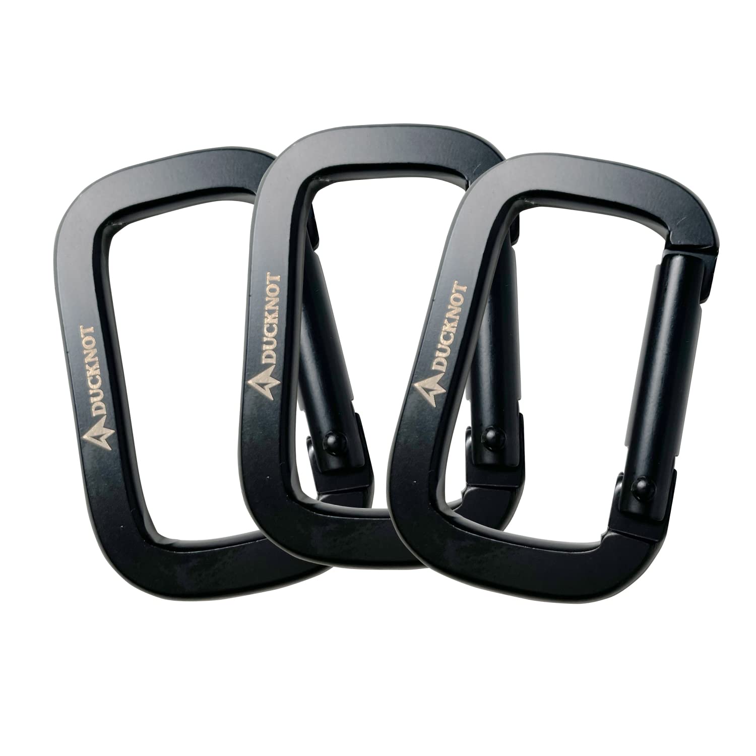 DUCKNOT Carabiner 3-piece Set Key Holder Accessory Outdoor Camping Climbing Simple Black Matte
DUCKNOT Carabiner 3-piece Set Key Holder Accessory Outdoor Camping Climbing Simple Black Matte