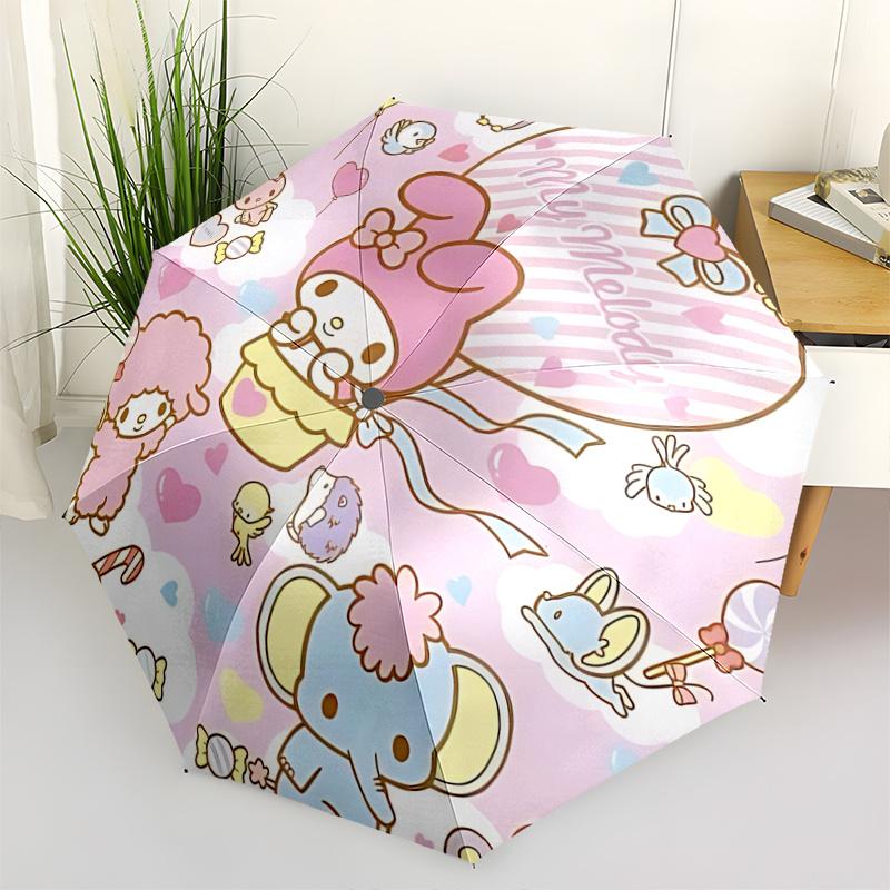 1pc My Melody Automatic Opening/Closing Umbrella with Portable Tri-Fold Design, 8-Bone Iron Frame, Outdoor, Perfect Gift for Fans, Travelers, Everyday
1pc My Melody Automatic Opening/Closing Umbrella with Portable Tri-Fold Design, 8-Bone Iron Frame, Outdoor, Perfect Gift for Fans, Travelers, Everyday