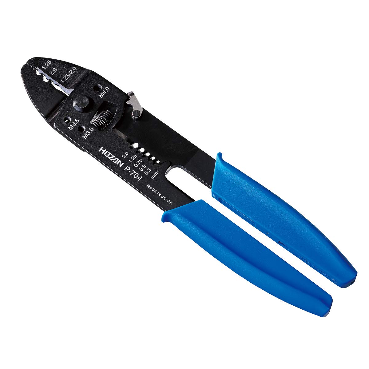 HOZAN Crimping Tool (for bare crimp terminals and insulated crimp terminals) Crimping pliers with screw cutter and stripper for automobile
HOZAN Crimping Tool (for bare crimp terminals and insulated crimp terminals) Crimping pliers with screw cutter and stripper for automobile