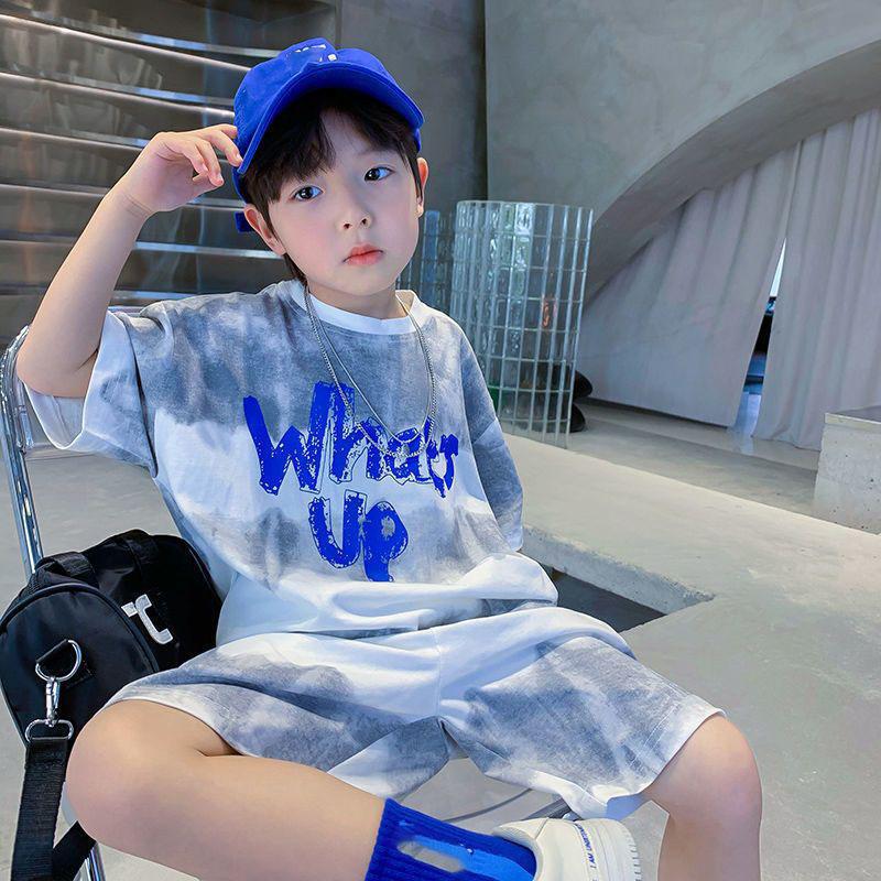 Children s Street Wear Short Sleeved T-shirt+shorts Two-piece Sports Suit Loose Set Boys Summer Quick Drying Set Light 100 синій
Children s Street Wear Short Sleeved T-shirt+shorts Two-piece Sports Suit Loose Set Boys Summer Quick Drying Set Light 100 синій