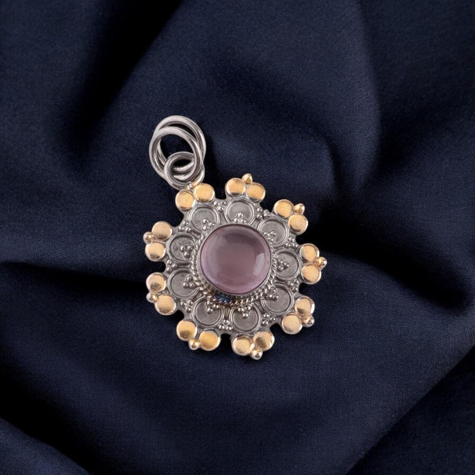 Purple Cat s Eye Gemstone 925Sterling Silver Jewelry Handmade Boho Pendant 1.26 PP-32-43
Purple Cat s Eye Gemstone 925Sterling Silver Jewelry Handmade Boho Pendant 1.26 PP-32-43