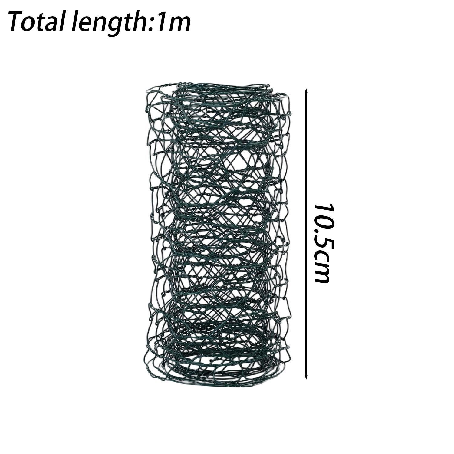 10/1M Hexagonal Wire Netting Mesh Chicken Wires Fence Floral Arrangements Garden Poultry Plants Flowers Protector Nets DIY Craft 1M- (1Roll) зелений
10/1M Hexagonal Wire Netting Mesh Chicken Wires Fence Floral Arrangements Garden Poultry Plants Flowers Protector Nets DIY Craft 1M- (1Roll) зелений