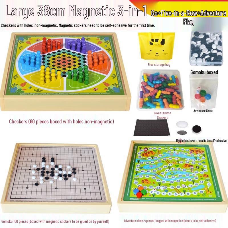 Landa Large Magnetic Multi-Game Chess Set
Landa Large Magnetic Multi-Game Chess Set