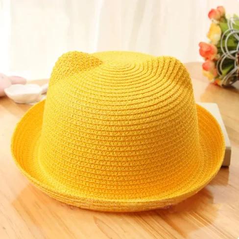 Cute Ear Solid Floppy Beach Cap For Children Fashion Lovely Girls Boys Straw Hats Headdress Summer Kids Baby Bucket Sun Hat жовтий
Cute Ear Solid Floppy Beach Cap For Children Fashion Lovely Girls Boys Straw Hats Headdress Summer Kids Baby Bucket Sun Hat жовтий