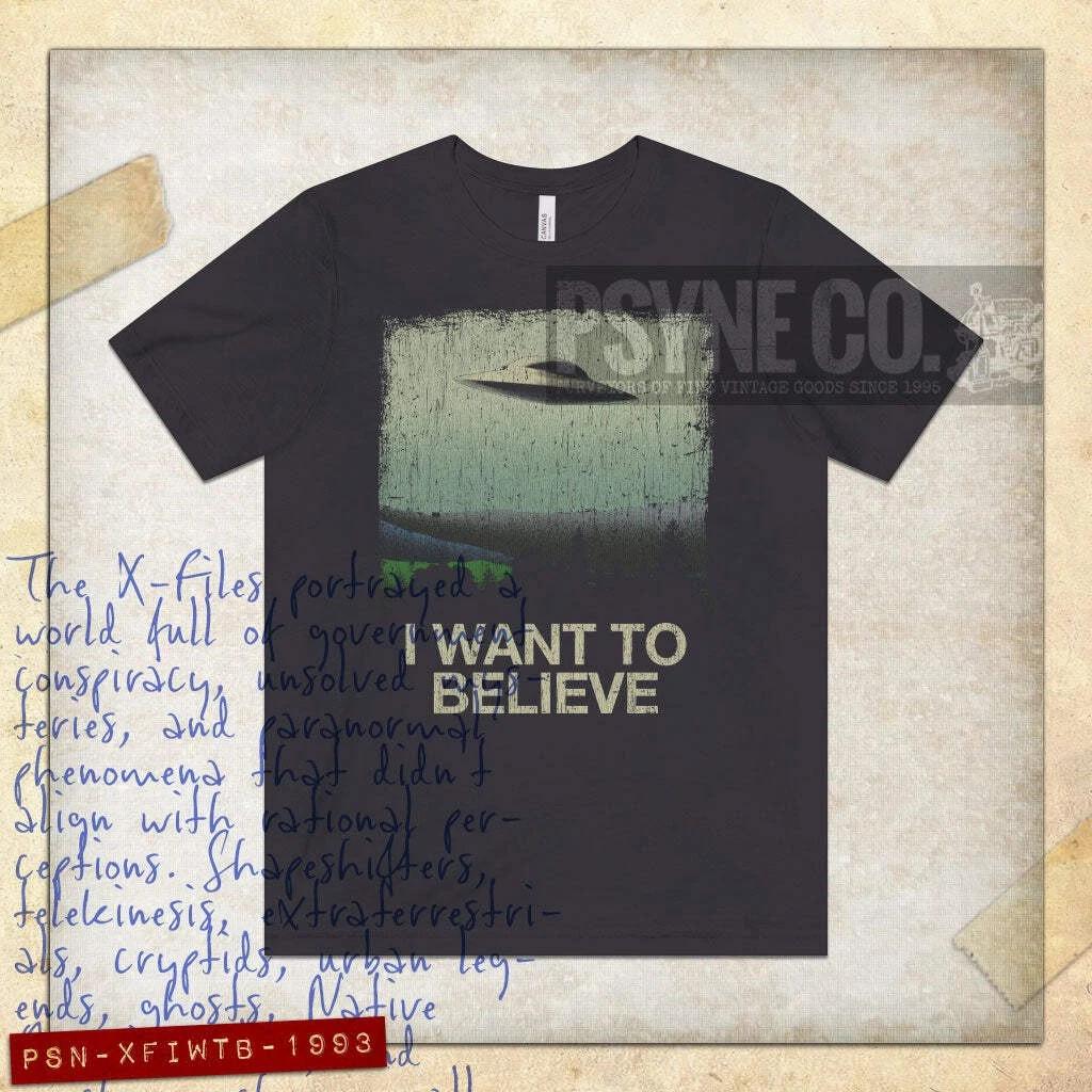 I Want to Believe 1993 Vintage Men s T shirt S
I Want to Believe 1993 Vintage Men s T shirt S