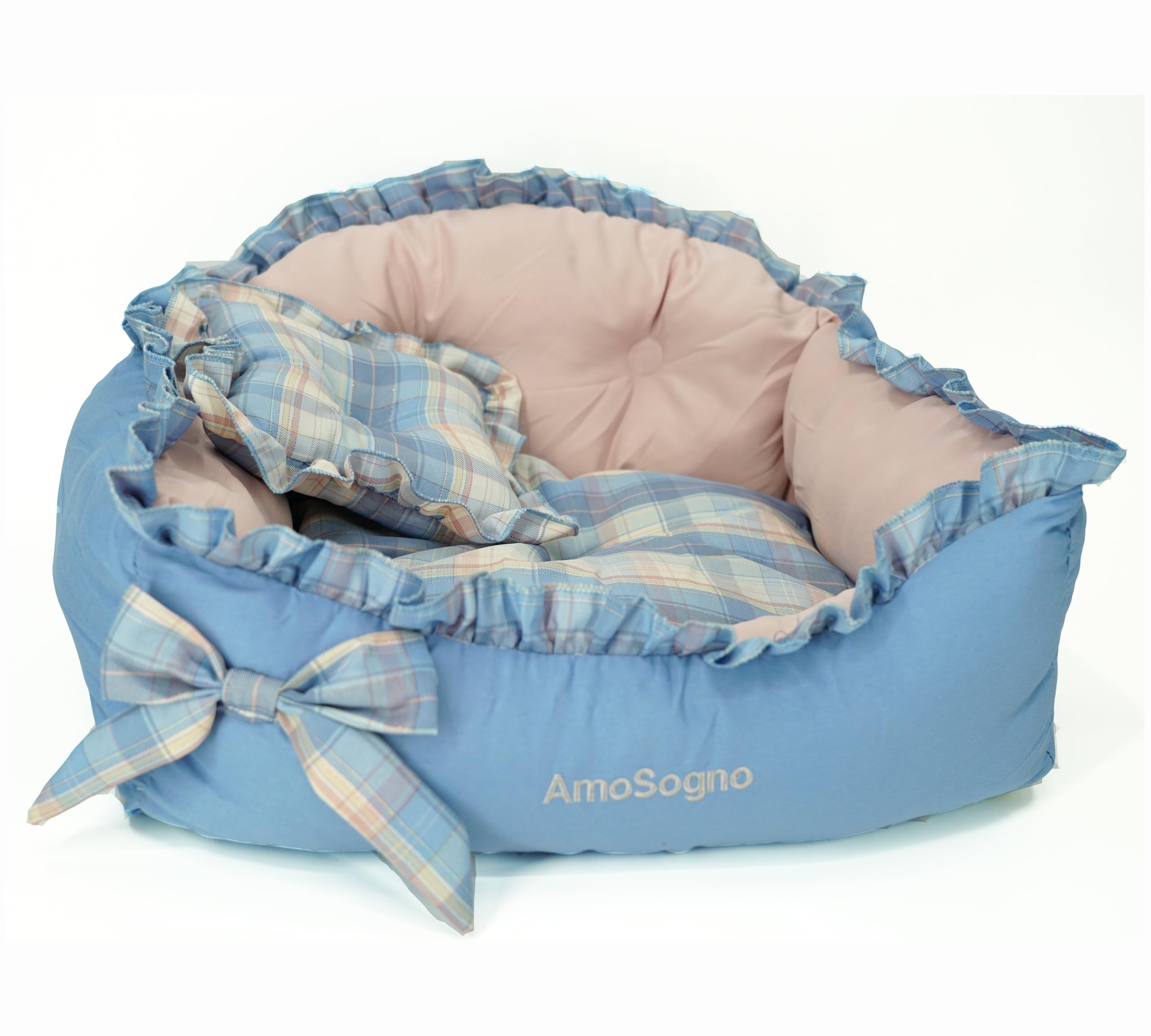 AmoSogno Cat Bed with Removable and Washable Pillow and Suitable for All Warm and Cat 47 x 37 x 25cm with Mat, Seasons, Breathable, Bed, (Lolita 47,
AmoSogno Cat Bed with Removable and Washable Pillow and Suitable for All Warm and Cat 47 x 37 x 25cm with Mat, Seasons, Breathable, Bed, (Lolita 47,