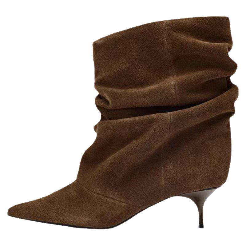 Fall New Products Women s Shoes, Velvet Folds Pointed Cat Heel Short Pile Brown Pointed Folds Short 42 коричневий
Fall New Products Women s Shoes, Velvet Folds Pointed Cat Heel Short Pile Brown Pointed Folds Short 42 коричневий