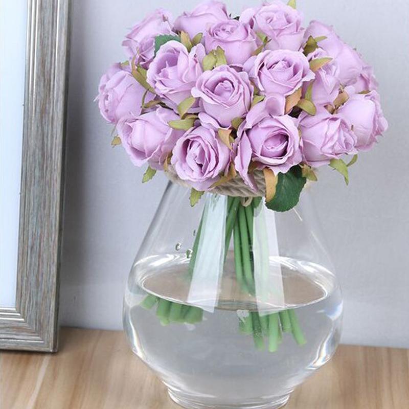 12 голов искусственных шелковых цветов Букет роз Свадебный декор для дома и вечеринки фиолетовый
12 голов искусственных шелковых цветов Букет роз Свадебный декор для дома и вечеринки фиолетовый