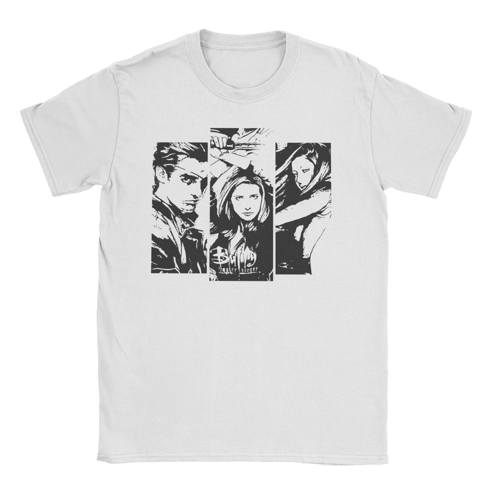 Unisex WOMENs TShirt Buffy Vampire Metal Mashup Slayer Band Pure Cotton Tee Shirt Short Sleeve T Shirts O Neck Clothes Plus Size 4XL
Unisex WOMENs TShirt Buffy Vampire Metal Mashup Slayer Band Pure Cotton Tee Shirt Short Sleeve T Shirts O Neck Clothes Plus Size 4XL