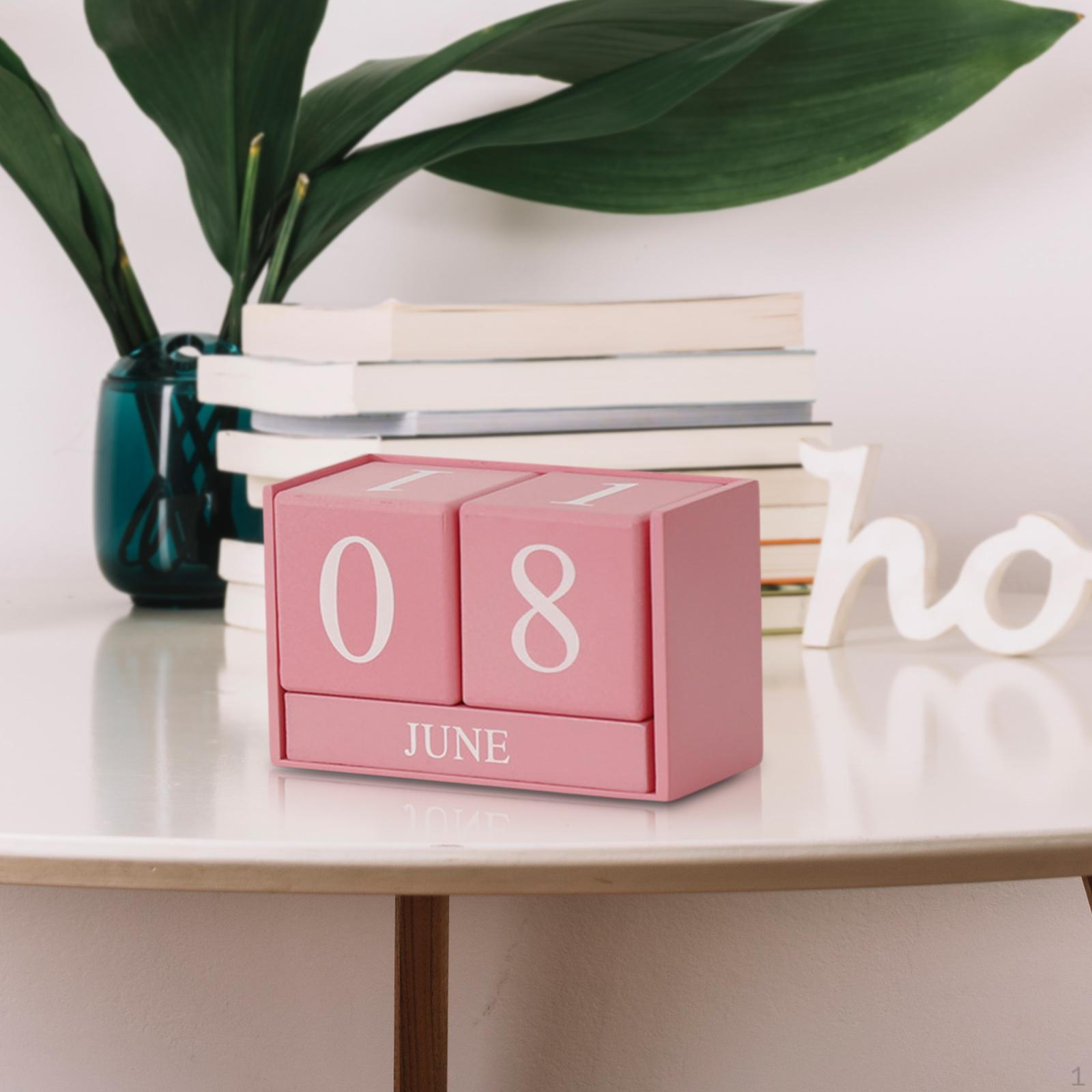 Reusable Desk Block Calendar Creative Date Display DIY Tabletop Eternal Wooden Perpetual
Reusable Desk Block Calendar Creative Date Display DIY Tabletop Eternal Wooden Perpetual