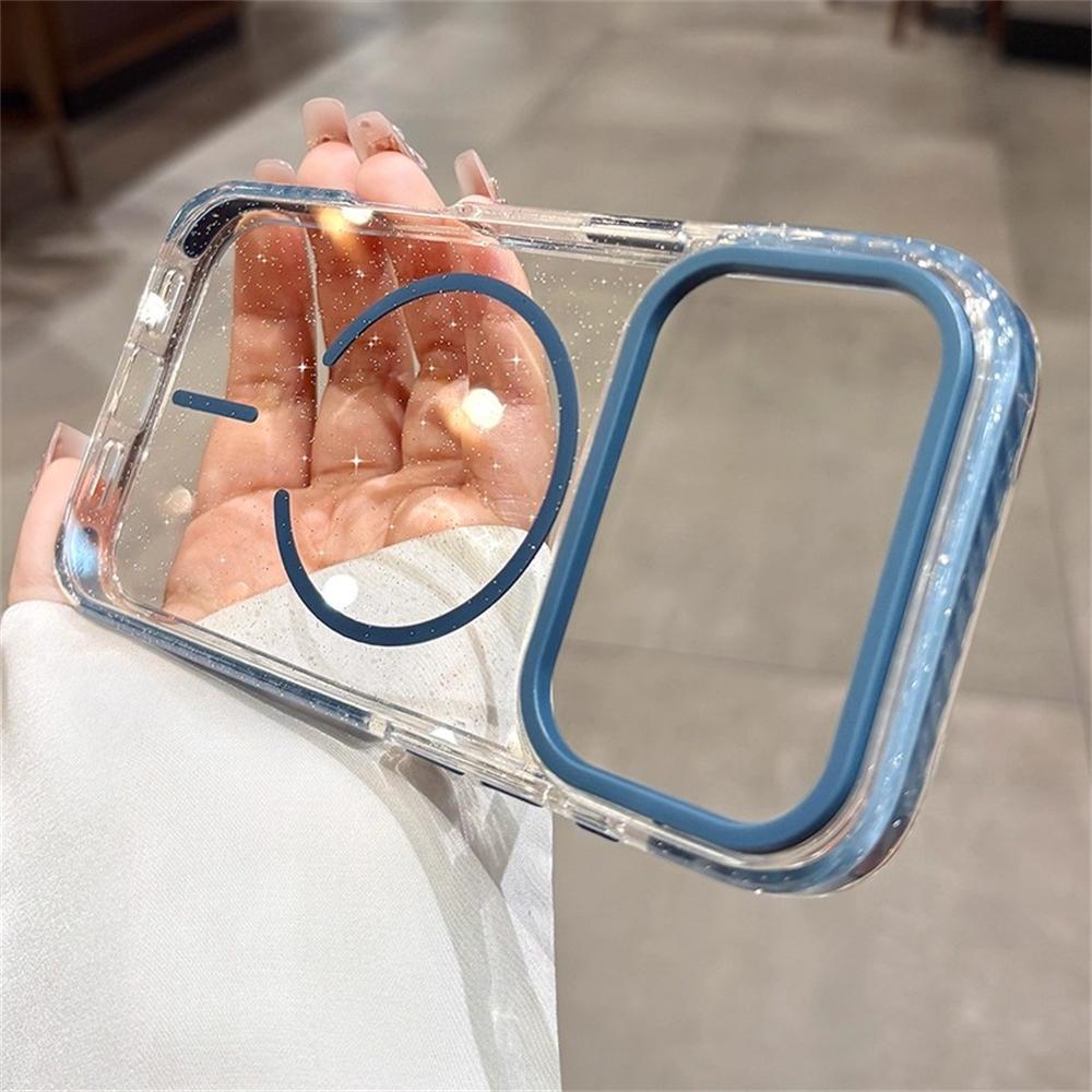 Роскошный прозрачный чехол с блестками для беспроводной зарядки Magsafe для iPhone 17 16 15 14 Plus 13 12 Pro Max Plus Противоударный чехол из ТПУ iPhone 12 синий
Роскошный прозрачный чехол с блестками для беспроводной зарядки Magsafe для iPhone 17 16 15 14 Plus 13 12 Pro Max Plus Противоударный чехол из ТПУ iPhone 12 синий