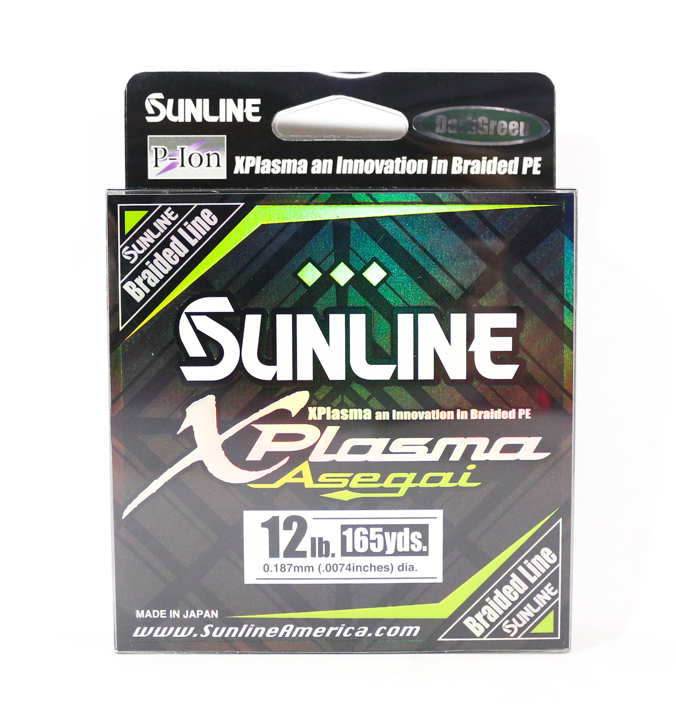 Sunline PE Line Asegai Xplasma 165 ярдов PE 1,2 12 фунтов темно-зеленый (5110) темно-зеленого
Sunline PE Line Asegai Xplasma 165 ярдов PE 1,2 12 фунтов темно-зеленый (5110) темно-зеленого