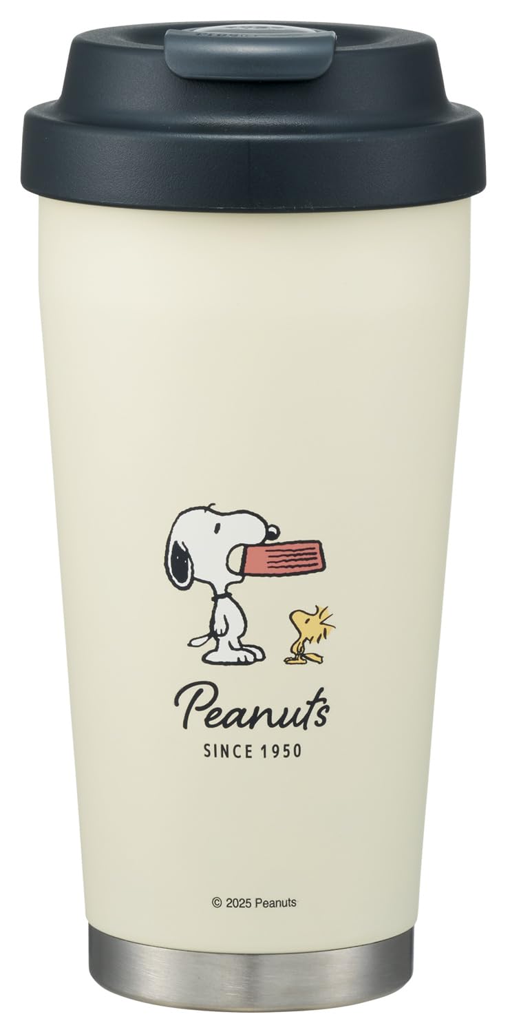 Skater Stainless Steel Easy Tumbler Double Walled Vacuum Snoopy 480ml, Thermal/Cold Insulation, Wall, Badge, STEM5-A
Skater Stainless Steel Easy Tumbler Double Walled Vacuum Snoopy 480ml, Thermal/Cold Insulation, Wall, Badge, STEM5-A