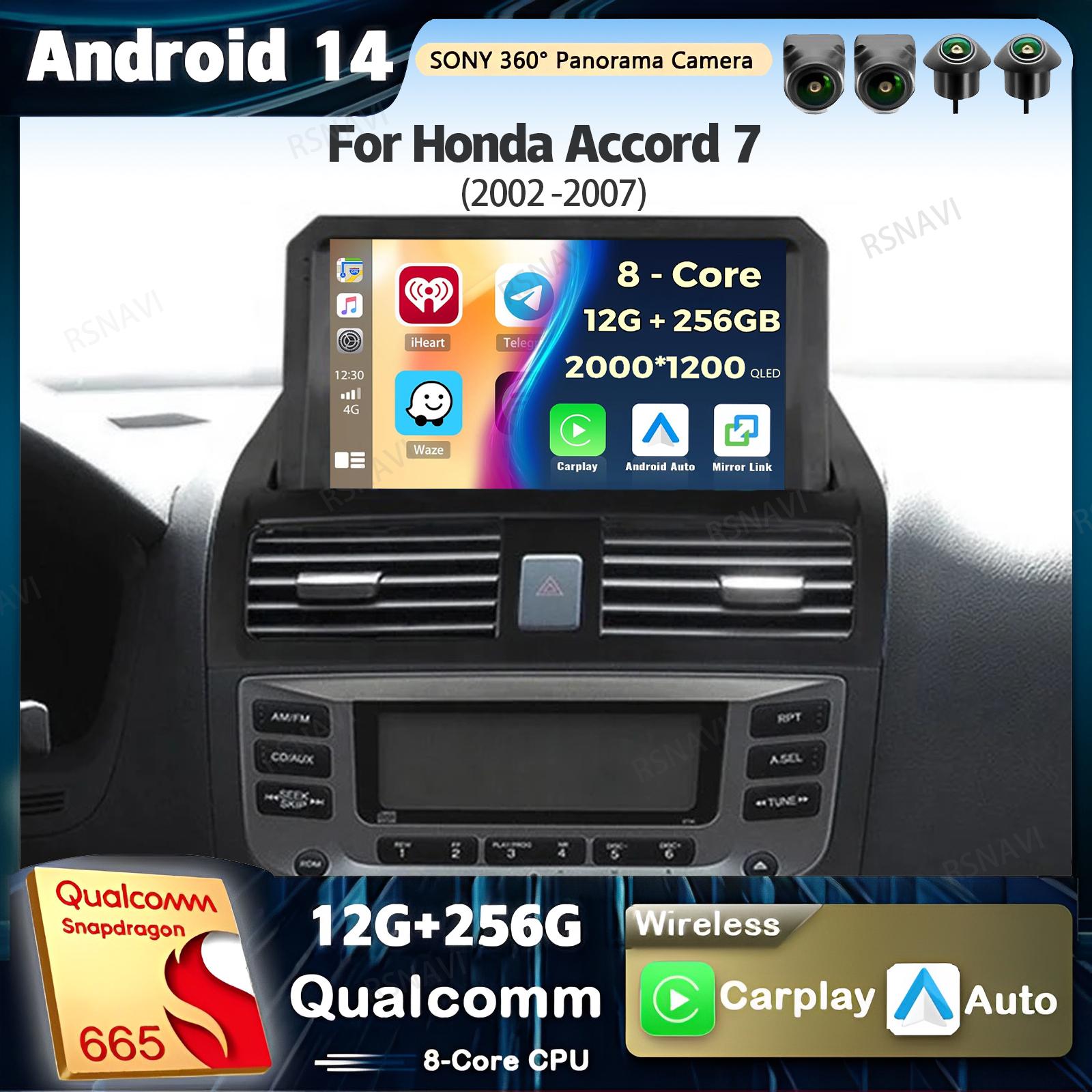 Android 14 Carplay Car Radio For Honda Accord 7 2002 2003 - 2007 Multimedia Video Player Navigation GPS Stereo 2Din DVD WIFI+4G
Android 14 Carplay Car Radio For Honda Accord 7 2002 2003 - 2007 Multimedia Video Player Navigation GPS Stereo 2Din DVD WIFI+4G
