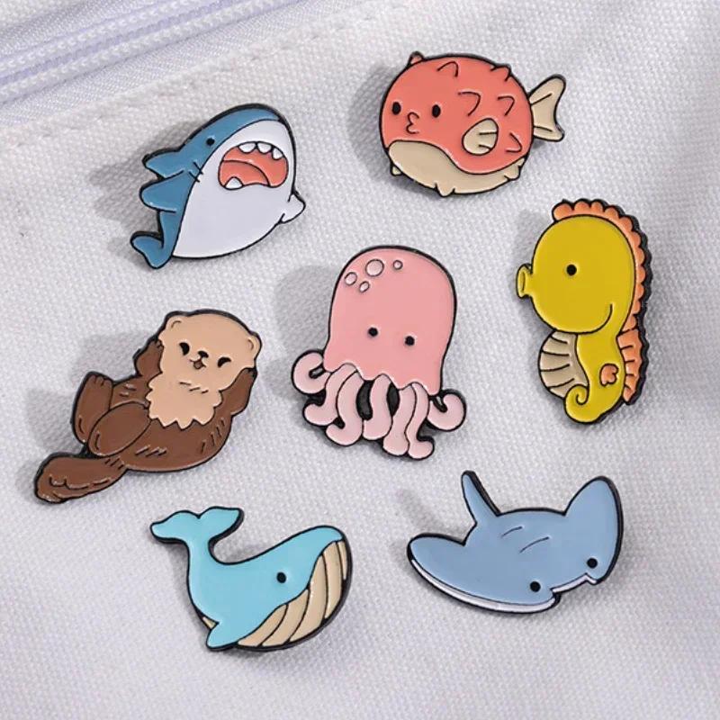 7pcs Ocean Animal Brooches Personalised Enamel Pin Acrylic Brooch Accessory Badge Pins for Backpacks Clothes Gift Wholesale
7pcs Ocean Animal Brooches Personalised Enamel Pin Acrylic Brooch Accessory Badge Pins for Backpacks Clothes Gift Wholesale