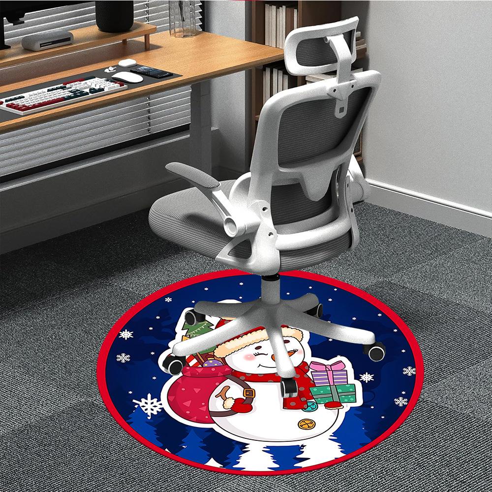 1PC Christmas, Snowman Chair Carpet for Office, Indoor Non-Slip Washable Carpet, Soft Comfortable Mat For Office Room yy250930086 80cm by 80cm
1PC Christmas, Snowman Chair Carpet for Office, Indoor Non-Slip Washable Carpet, Soft Comfortable Mat For Office Room yy250930086 80cm by 80cm