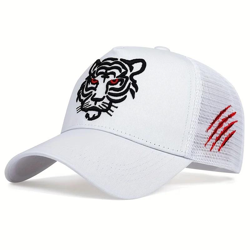 Unisex Tiger Head Embroidery Baseball Net Caps Spring And Autumn Outdoor Adjustable Casual Hats Sunscreen Hat Sports Golf Cap
Unisex Tiger Head Embroidery Baseball Net Caps Spring And Autumn Outdoor Adjustable Casual Hats Sunscreen Hat Sports Golf Cap