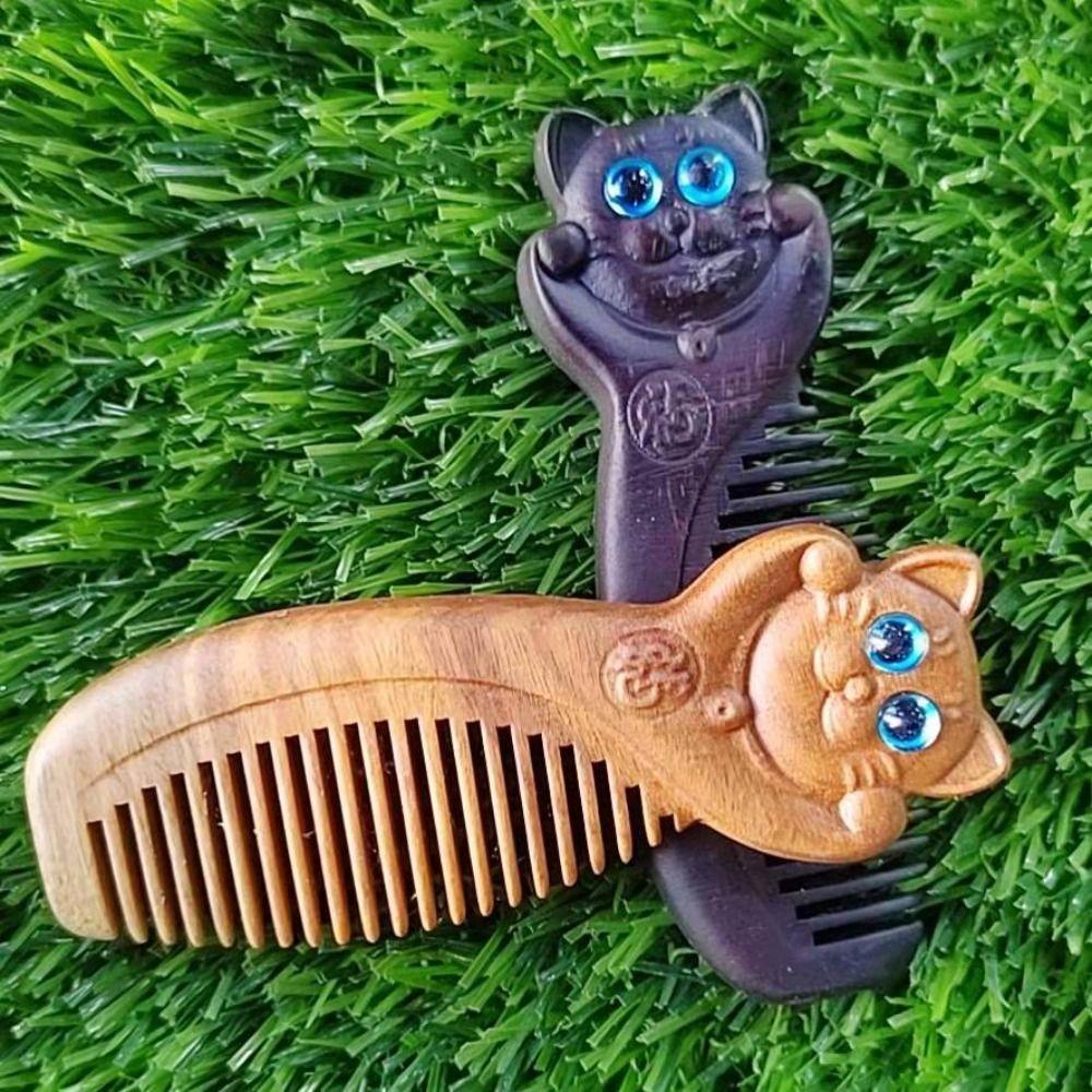 Массажер для ухода за волосами, расческа для массажа с тонкими зубами Lucky Cat, деревянная расческа для женщин
Массажер для ухода за волосами, расческа для массажа с тонкими зубами Lucky Cat, деревянная расческа для женщин