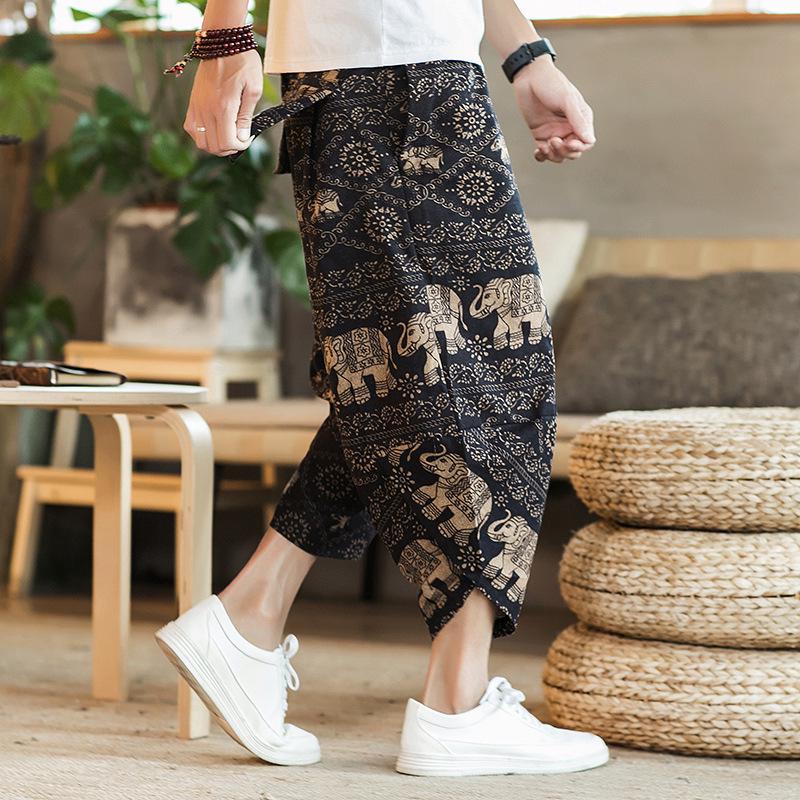 Men s Chinese Style Ice Silk Linen Shorts - Loose, Wide-Leg, 7/8 Length 5XL (100-112 kg)
Men s Chinese Style Ice Silk Linen Shorts - Loose, Wide-Leg, 7/8 Length 5XL (100-112 kg)