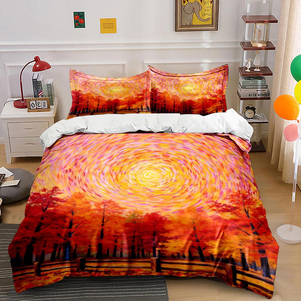Swirling sun with trees. Bedding sets Duvet cover sets Duvet covers Pillowcases(1 * Duvet Cover 2 * Pillowcases without duvet insert) 135x200cm
Swirling sun with trees. Bedding sets Duvet cover sets Duvet covers Pillowcases(1 * Duvet Cover 2 * Pillowcases without duvet insert) 135x200cm