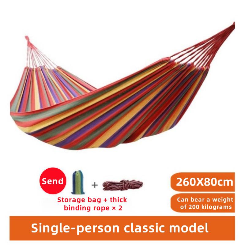 Outdoor/Indoor Rope Double-Hang Bed, Suitable for Camping,Outdoor Canvas Hammock / Beach, Travel, and Backyard Relaxation Use
Outdoor/Indoor Rope Double-Hang Bed, Suitable for Camping,Outdoor Canvas Hammock / Beach, Travel, and Backyard Relaxation Use