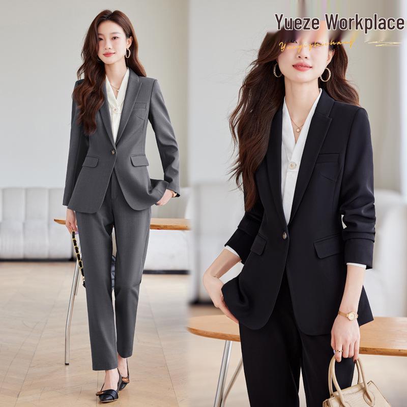 2024 Women s Gray Professional Suit Set - Spring/Autumn High-End Jacket for Workplace, Commute, or Interview XL
2024 Women s Gray Professional Suit Set - Spring/Autumn High-End Jacket for Workplace, Commute, or Interview XL
