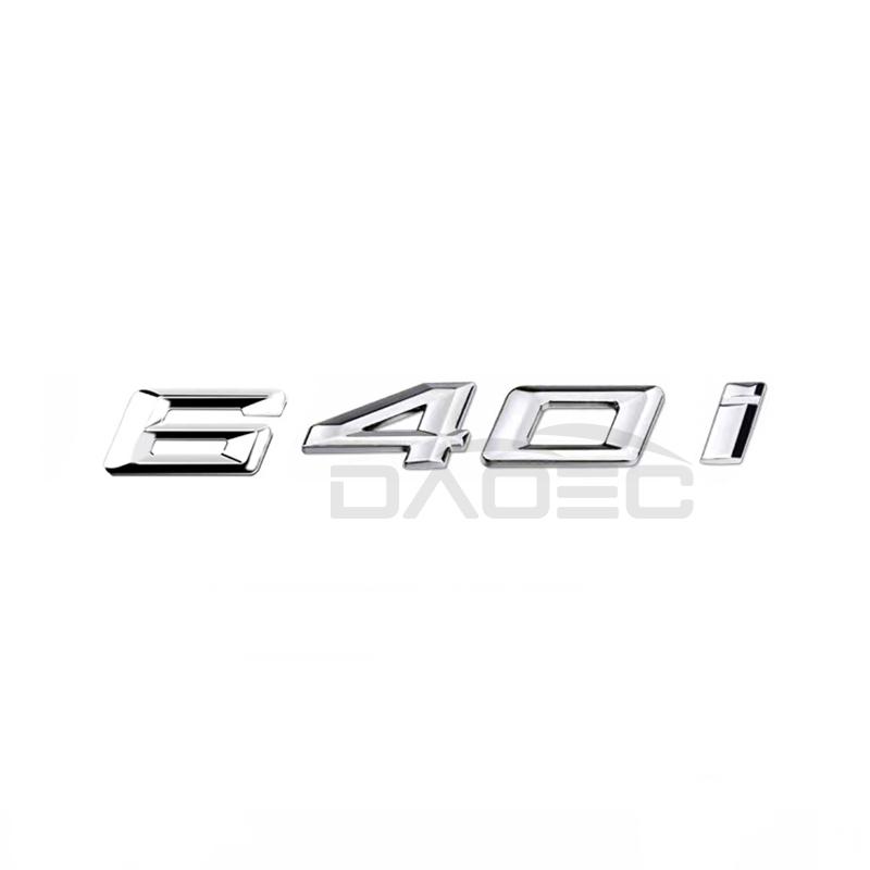 Car 3D ABS Trunk Letters Logo Badge Emblem Styling Decals Sticker For BMW 6 Series 630i 640i 645i 650i E63 E64 F06 F12 F13 G32
Car 3D ABS Trunk Letters Logo Badge Emblem Styling Decals Sticker For BMW 6 Series 630i 640i 645i 650i E63 E64 F06 F12 F13 G32