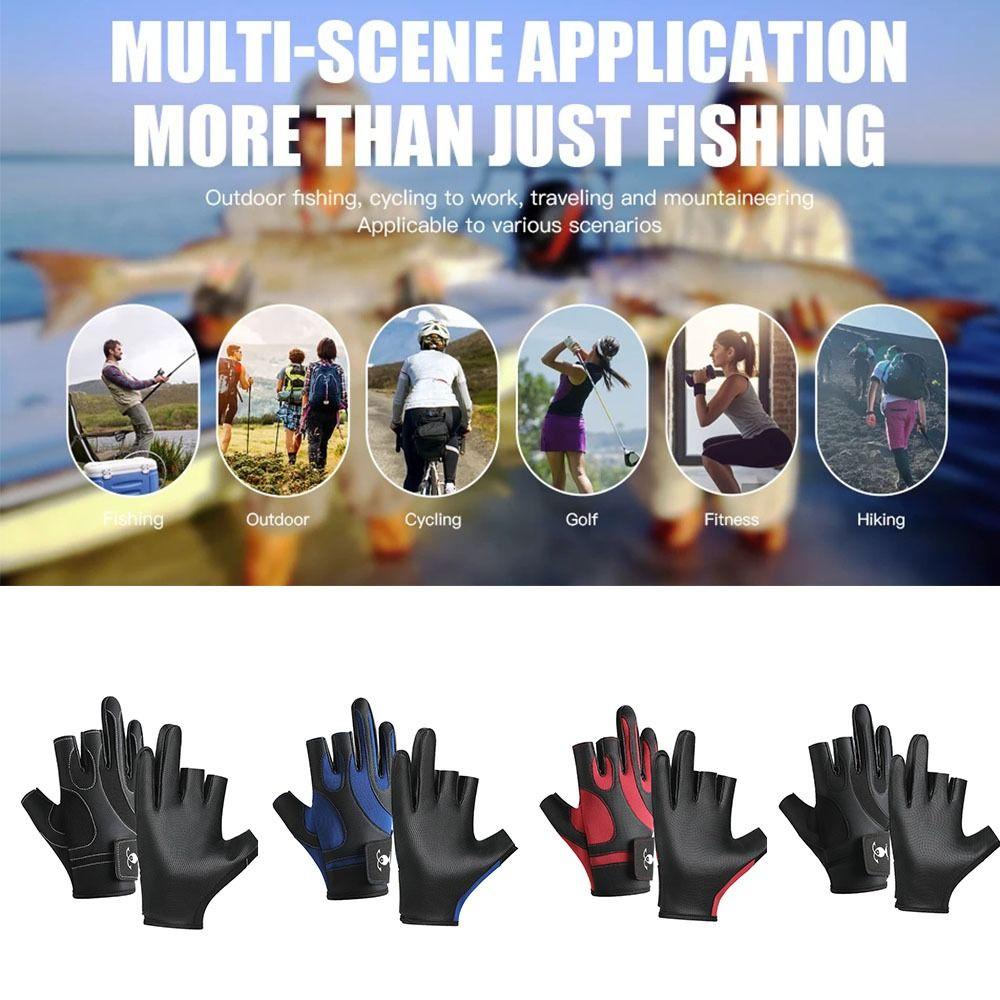 Sun-proof Fishing Gloves Three-Finger Men Gloves Fashion Sports Bicycle Riding Gloves Sea Fishing чорний
Sun-proof Fishing Gloves Three-Finger Men Gloves Fashion Sports Bicycle Riding Gloves Sea Fishing чорний