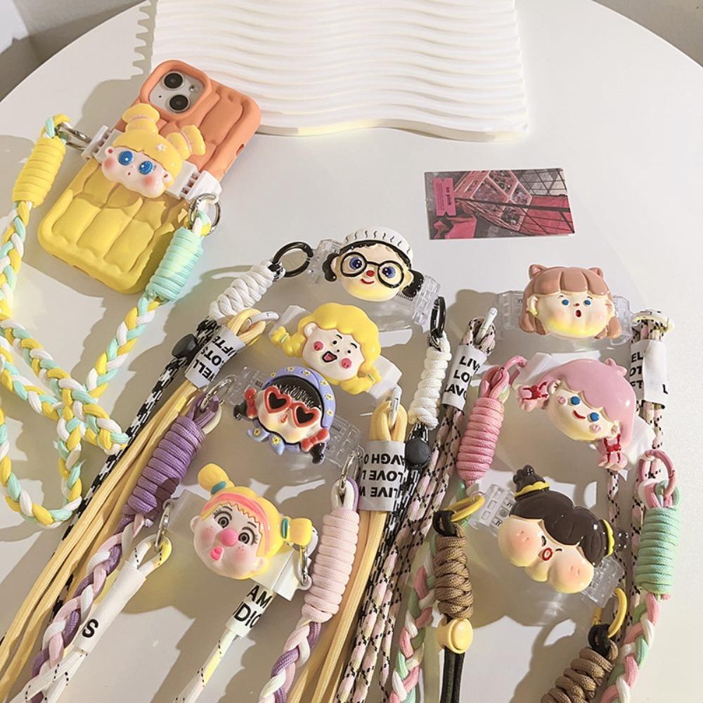 Plastic Rope Buckle Mobile Phone Lanyard Cute Girl Styling Phone Case Portable Phone Back Clip
Plastic Rope Buckle Mobile Phone Lanyard Cute Girl Styling Phone Case Portable Phone Back Clip