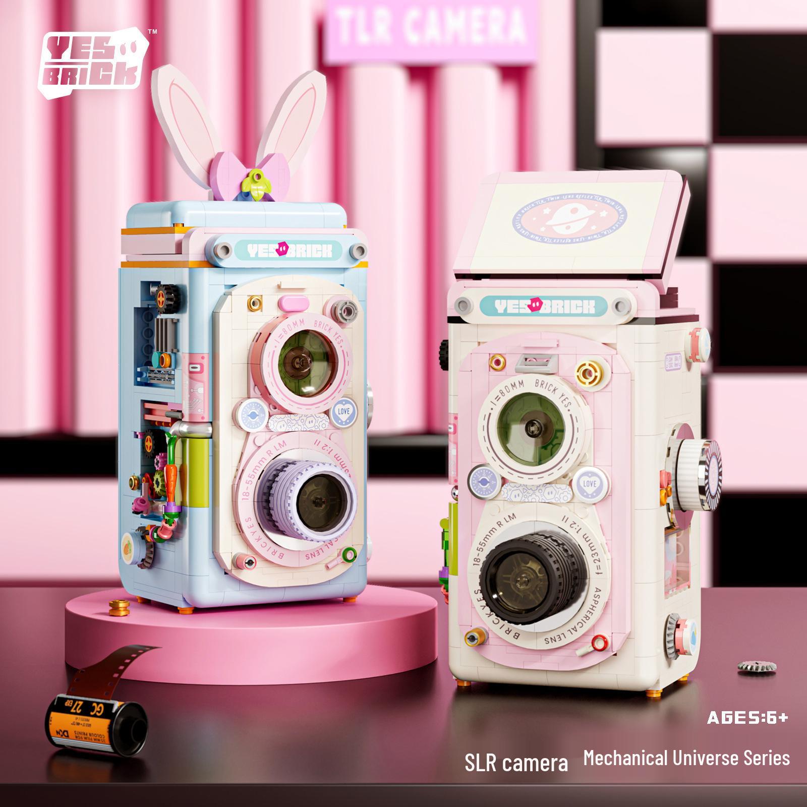 Retro Twin-Lens Reflex Camera Building Set - Compatible with Lego, Perfect Children s Toy for Girls or Desktop Ornament
Retro Twin-Lens Reflex Camera Building Set - Compatible with Lego, Perfect Children s Toy for Girls or Desktop Ornament