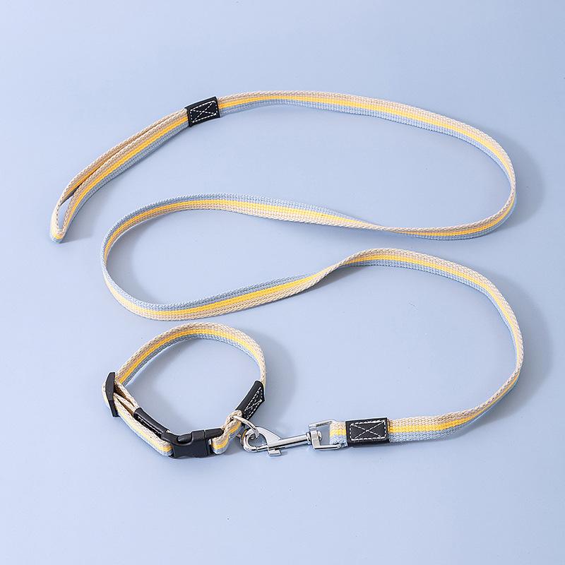 Pet dog leash set popular canvas dog leash collar outdoor dog leash neck ring rope width 1.5cm, length 1.5m + collar xs жовтий
Pet dog leash set popular canvas dog leash collar outdoor dog leash neck ring rope width 1.5cm, length 1.5m + collar xs жовтий