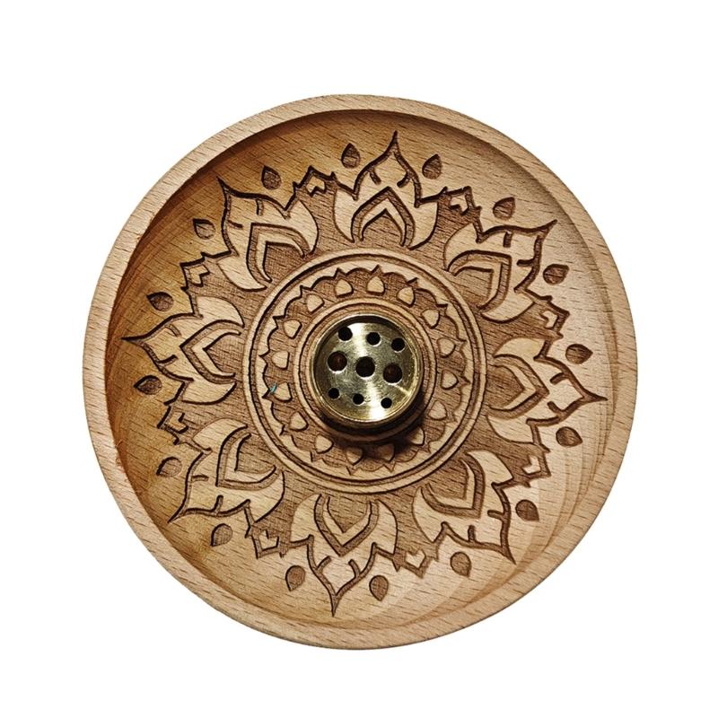 Elegant Incenses Stick Holder and Wooden Ashes Tray Brass Incenses Burners Set for Meditations Room Desktop Decoration
Elegant Incenses Stick Holder and Wooden Ashes Tray Brass Incenses Burners Set for Meditations Room Desktop Decoration