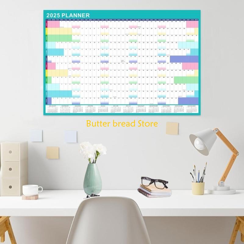W89C 2025 Wall Calendar with Erasable Marker and Adhesive Dot Stickers, 90x60cm CN
W89C 2025 Wall Calendar with Erasable Marker and Adhesive Dot Stickers, 90x60cm CN