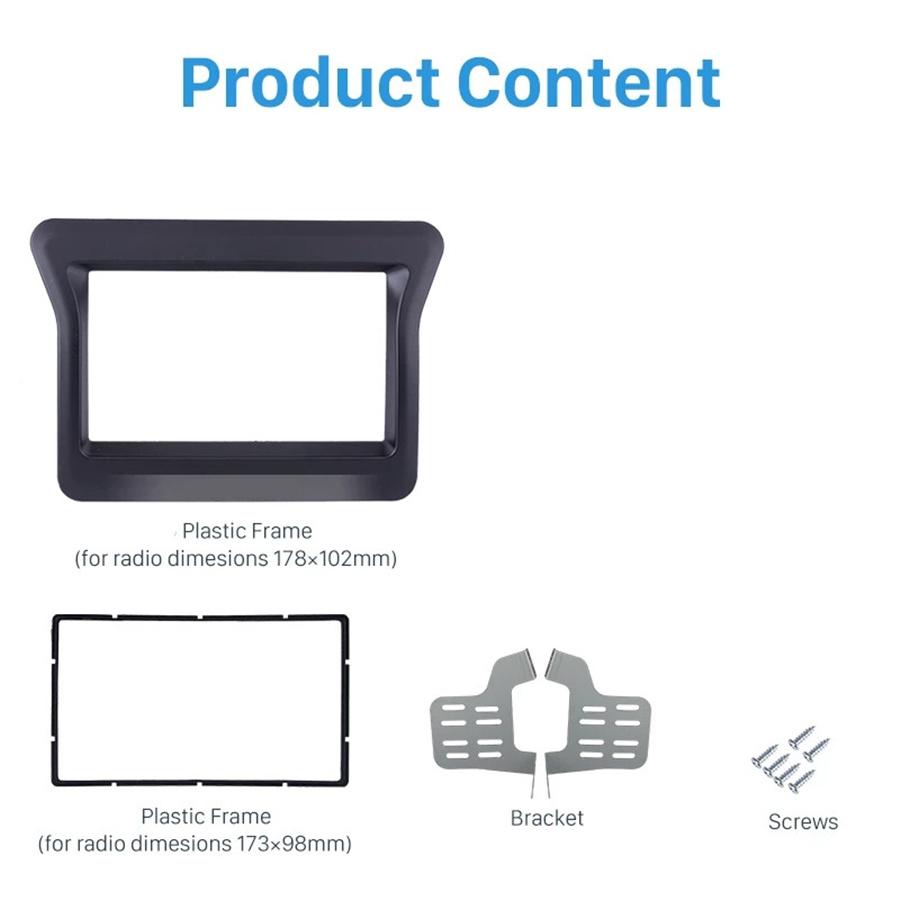 2 Din Car Stereo Panel Frame Dash Trim Kit for Nissan N400 Opel Movano Renault Master III
2 Din Car Stereo Panel Frame Dash Trim Kit for Nissan N400 Opel Movano Renault Master III