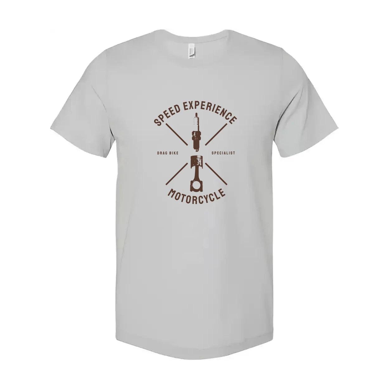 Unisex Motorcycle Graphic T Shirt With Drag Bike Emblem And Speed Experience Des 2XL
Unisex Motorcycle Graphic T Shirt With Drag Bike Emblem And Speed Experience Des 2XL