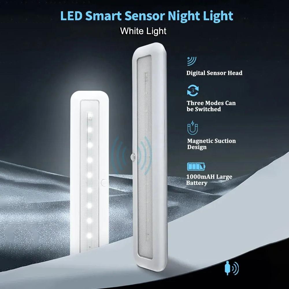 USB Type C Rechargeable Motion Sensor LED Bar Light Induction Night Light Portable for Kitchen Bedside Wardrobe Closet Aisle
USB Type C Rechargeable Motion Sensor LED Bar Light Induction Night Light Portable for Kitchen Bedside Wardrobe Closet Aisle