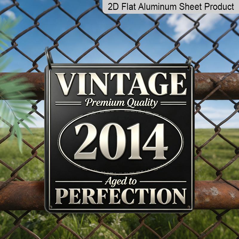 2D Flat, 1pc Vintage 2014 Metal Wall Sign - Retro Aluminum Suitable for Home Decor, Square Decoration for Living Room, Patio, Garden, Birthday Gift 20*20cm
2D Flat, 1pc Vintage 2014 Metal Wall Sign - Retro Aluminum Suitable for Home Decor, Square Decoration for Living Room, Patio, Garden, Birthday Gift 20*20cm